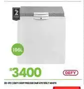 Fair Price Defy 196Ltr White Deep Freezer DMF470 20-013 offer