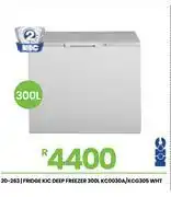 Fair Price KIC 300Ltr WHT Deep Freezer/Fridge KC0030A/KCG305 20-263 offer