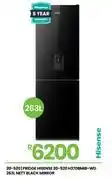 Fair Price Hisense 263Ltr Nett Black Mirror Fridge H370BMIB-WD 20-520 offer