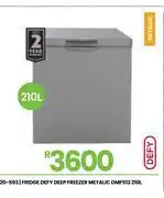 Fair Price Defy 210Ltr Metallic Deep Freezer/Fridge DMF513 20-593 offer