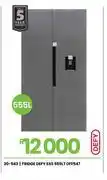 Fair Price Defy 555Ltr SxS Fridge DFF547 20-543 offer