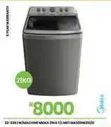 Fair Price Midea 21Kg T/L Met Washing Machine MA500W210/G offer