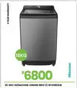 Fair Price Hisense 18Kg T/L Washing Machine WT3I1823UT 22-356 offer