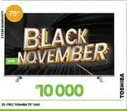Fair Price Toshiba 75 UHD Television 23-790 offer