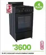 Fair Price Defy 4 Plate Compact Stove DSS554 21-017 offer