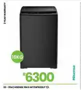 Fair Price Hisense 16Kg T/L Washing Machine 22-354 offer