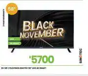 Fair Price Sinotech 58 4K Smart UHD Television 23-381 offer