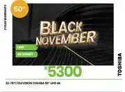 Fair Price Toshiba 50 4K Smart UHD Television 23-787 offer