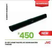Fair Price JVC 20W Home Theatre Sound Bar THN324B 23-831 offer