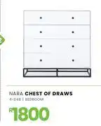Fair Price Nara Chest Of Draws 4-048 offer