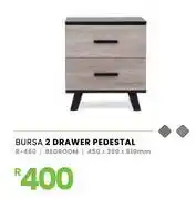 Fair Price Bursa 2 Drawer Pedestal 8-460 offer