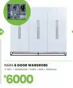 Fair Price Nara 6 Door Wardrobe 1-283 offer