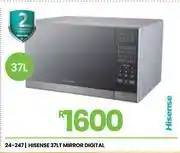 Fair Price Hisense 37L Mirror Digital Microwave 24-247 offer