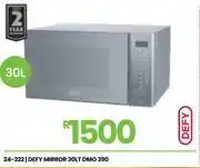 Fair Price Defy 30L Mirror Microwave DMO 390 24-222 offer