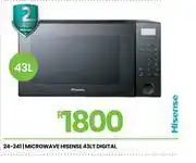 Fair Price Hisense 43L Digital Microwave 24-241 offer