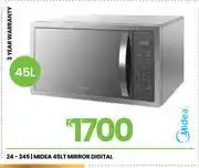 Fair Price Midea 45L Mirror Digital Microwave 24-245 offer