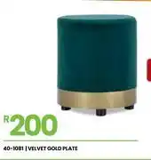 Fair Price Velvet Gold Plate 40-1081 offer