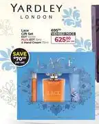 Dis-Chem Yardley London Lace Gift Set (EDT 100ml Plus EDT 15ml & Hand Cream 75ml)-Per Set offer