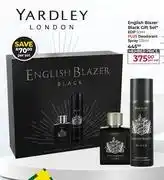 Dis-Chem Yardley London English Black Gift Set (EDP 50ml Plus Deodorant Spray 125ml)-Per Set offer