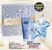 Dis-Chem Mugler Angel Gift Set (EDP 100ml Plus Free Body Lotion 50ml & Purse Spray EDP 10ml)-Per Set offer