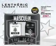 Dis-Chem Lentheric Masculin Power Gift Set (EDT 100ml Plus Deodorant 150ml)-Per Set offer