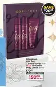 Dis-Chem Yardley London Gorgeous Gift Set (2 x Body Spray 90ml Plus Perfumed Body Lotion 150ml)-Per Set offer