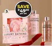 Dis-Chem The Luxury Bathing Company 3-Piece Luxury Travel Set-Per Set offer