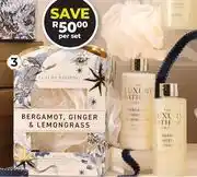 Dis-Chem The Luxury Bathing Company 3-Piece Travel Bath Set-Per Set offer