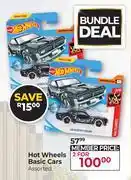 Dis-Chem Hot Wheels Basic Cars Assorted-For 2 offer