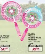 Dis-Chem Bubble Waves Bubble Wand Windmill Assorted-89ml Each offer