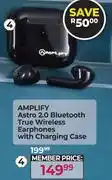 Dis-Chem Amplify Astro 2.0 Bluetooth True Wireless Earphones With Charging Case offer