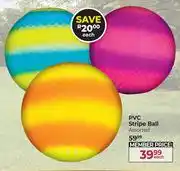 Dis-Chem PVC Stripe Ball Assorted-Each offer