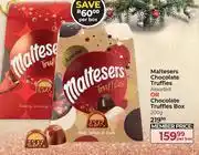 Dis-Chem Maltesers Chocolate Truffles Assorted Or Chocolate Truffles Box-200g Per Box offer
