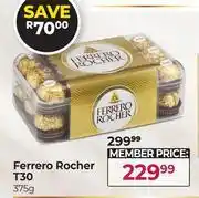 Dis-Chem Ferrero Rocher T30-375g offer