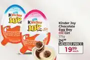 Dis-Chem Kinder Joy Chocolate Egg Boy Or Girl-375g Each offer