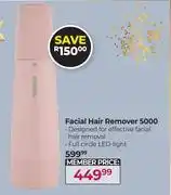Dis-Chem Philips Facial Hair Remover 5000 offer