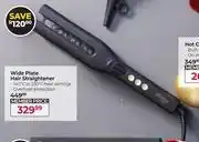 Dis-Chem Ebony By Carmen Wide Plate Hair Straightener offer