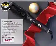 Dis-Chem Ebony By Carmen Ceramic Hair Straightening Brush offer