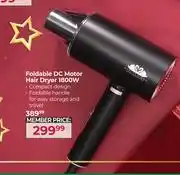 Dis-Chem Reflections Foldable DC Motor Hair Dryer 1800W offer