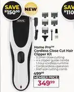 Dis-Chem Wahl Home Pro Cordless Close Cut Hair Clipper Kit offer