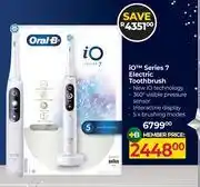 Dis-Chem Oral-B iO Series 7 Electric Toothbrush offer