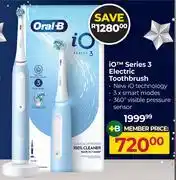 Dis-Chem Oral-B iO Series 3 Electric Toothbrush offer