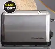 Dis-Chem Russell Hobbs 2 Slice Stainless Steel Toaster offer
