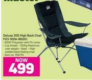 Game Campmaster Deluxe 300 High Back Chair F03-100A-860G1 offer