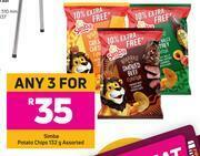 Game Simba Potato Chips Assorted-For Any 3 x 132g offer