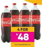 Game Coca Cola Soft Drink-For 4 x 1.5L offer