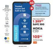 Edgars Nokia C20 4G offer