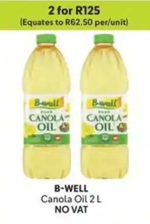 Makro B-WELL Canola Oil offer