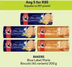 Makro BAKERS Blue Label Marie Biscuits offer