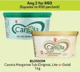 Makro BLOSSOM Canola Margarine Tub Original, Lite or Gold offer